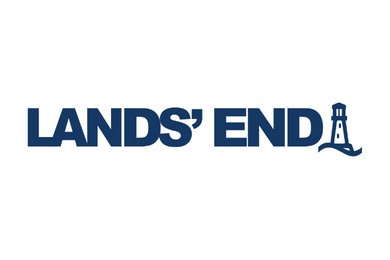 Lands' End logo with lighthouse